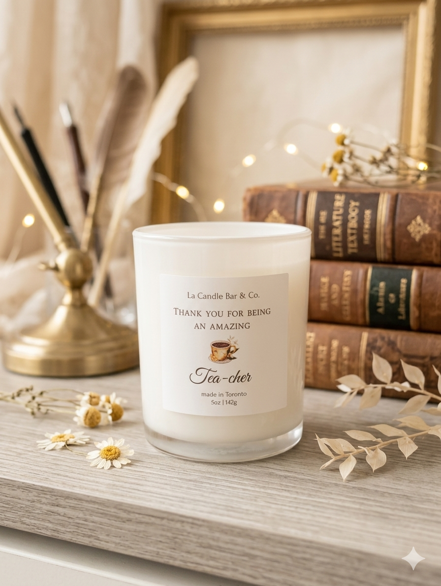 Teacher Candle Gift | 5 oz Citrus Tea