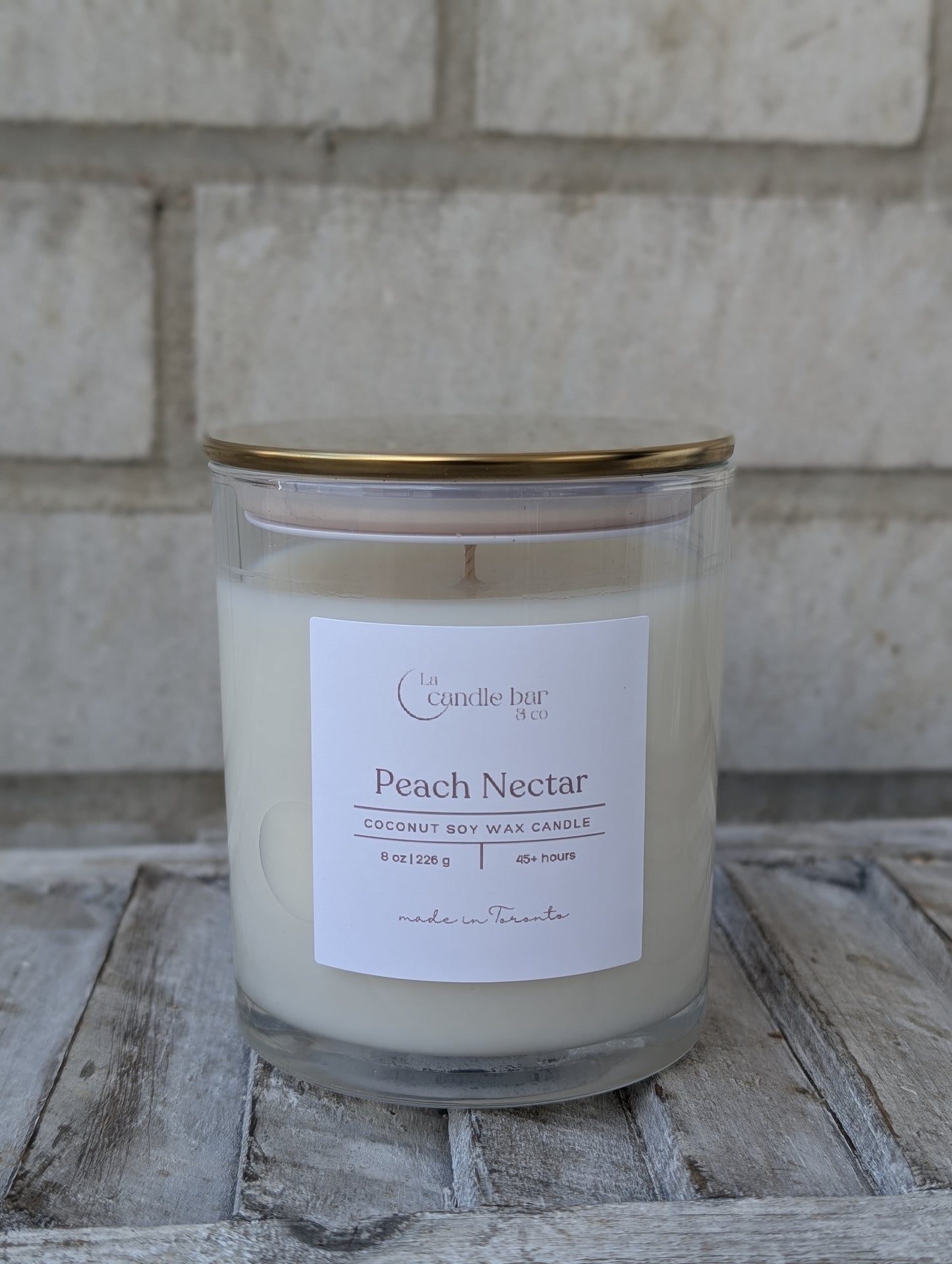 Peach Nectar | Luxury Coconut Soy Wax Candle