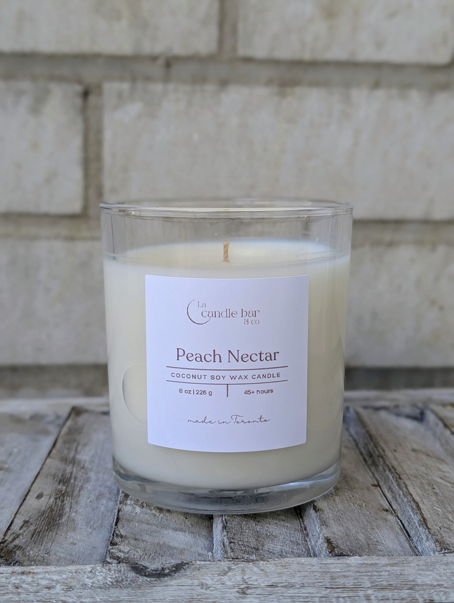 Peach Nectar | Luxury Coconut Soy Wax Candle