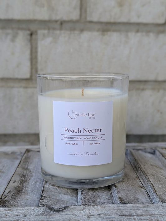 Peach Nectar | Luxury Coconut Soy Wax Candle
