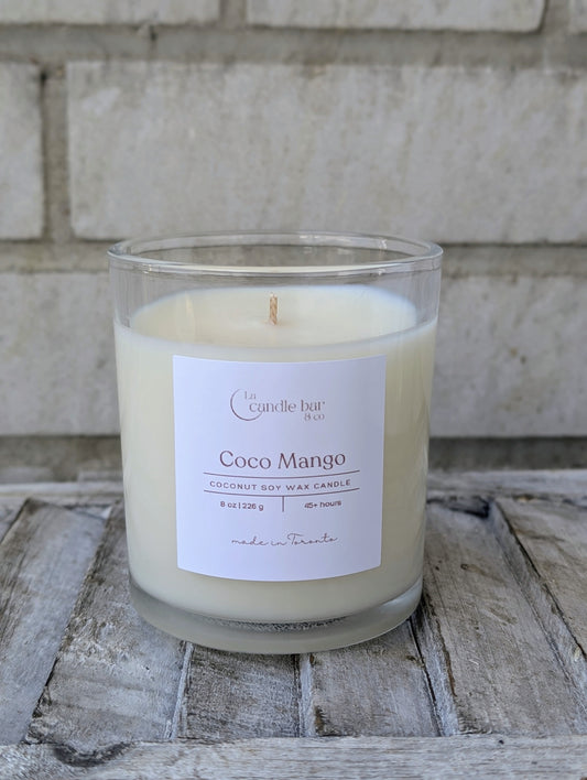 Coco Mango | Tropical Coconut, Mango & Papaya Scented Candle