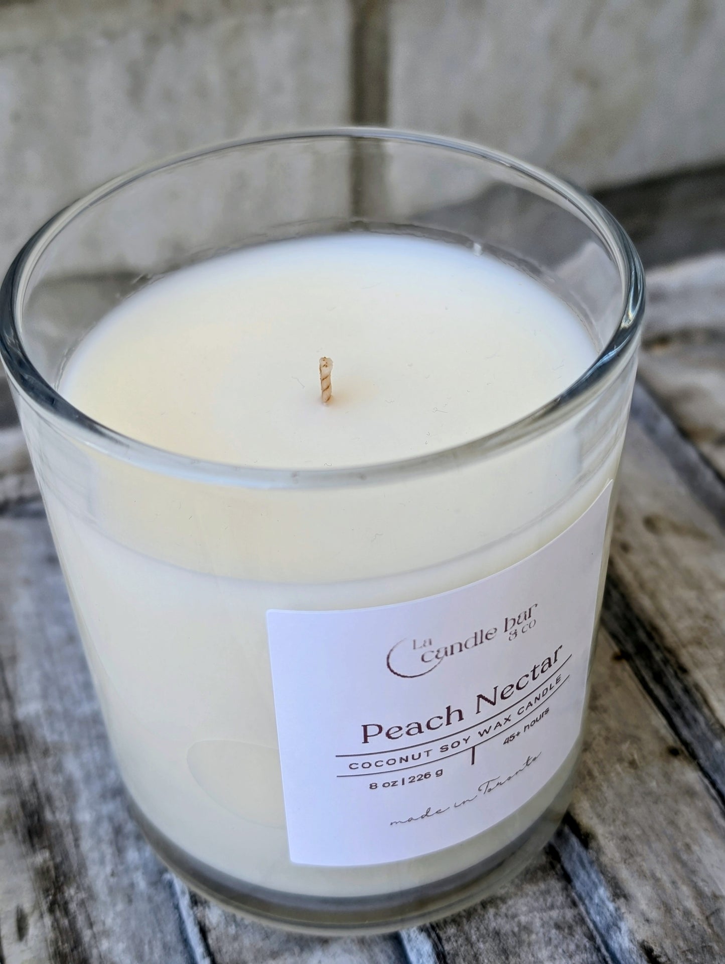 Peach Nectar | Luxury Coconut Soy Wax Candle