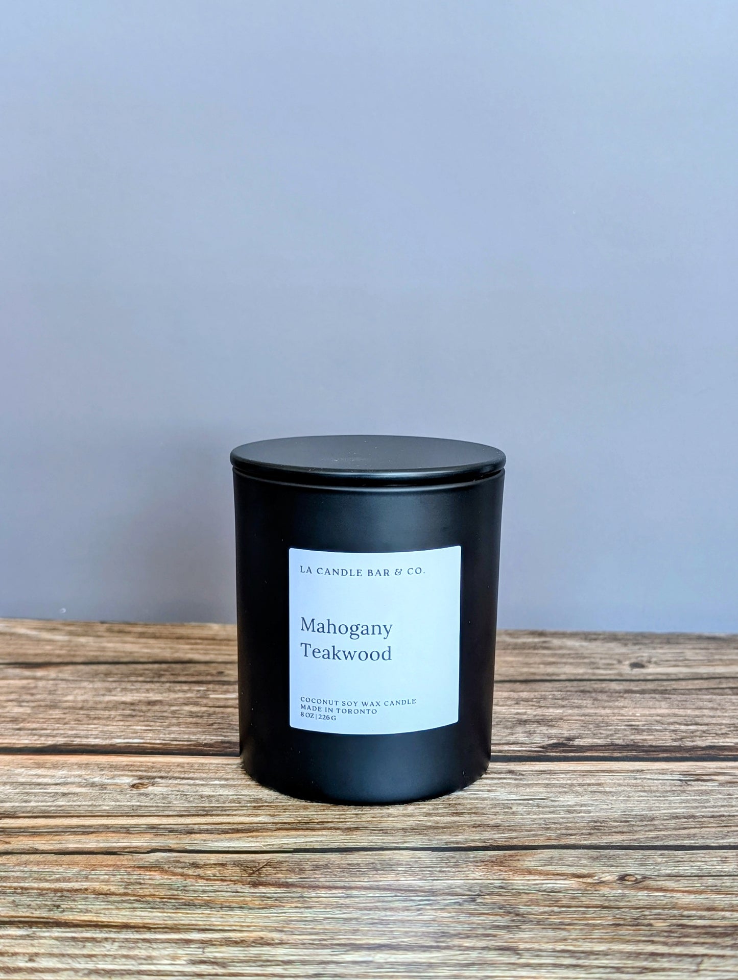Mahogany Teakwood | Luxurious Wood & Lavender Scented Candle